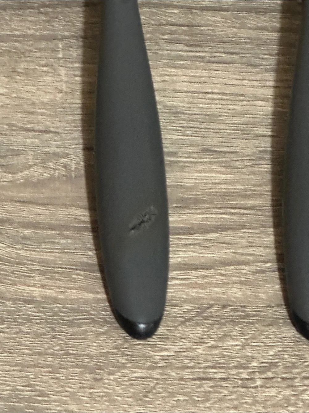 Pampered Chef Black  And Grey Silicone Cooking Utensils Set Of 4 Spatulas/Spoon